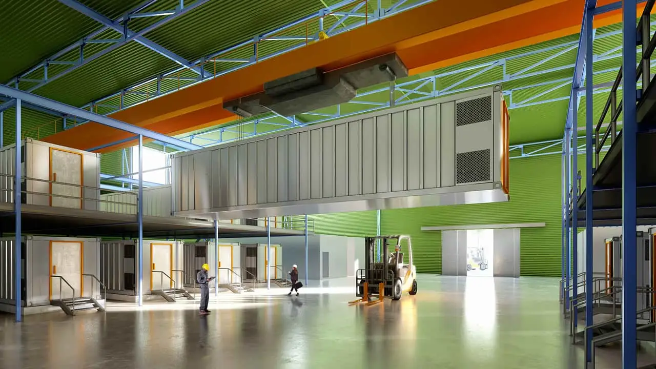 Data Center in Oman's Data Hub developed on modular principles.