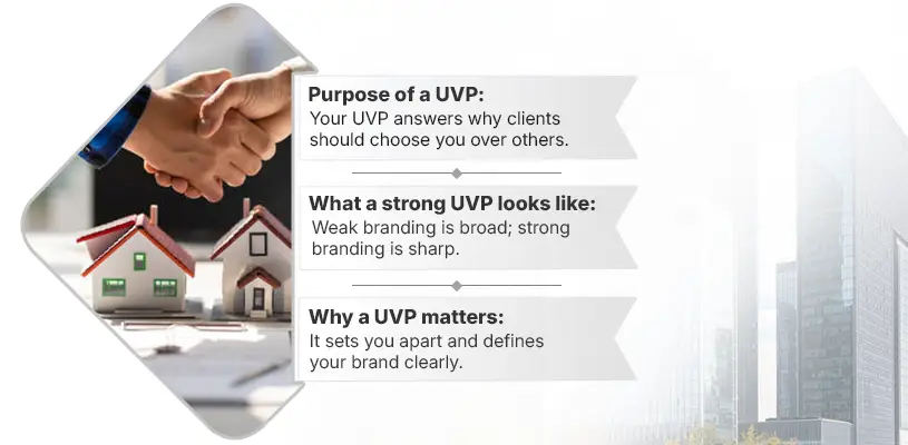 How to Master Real Estate Branding Strategies to Dominate Your Market 8 Crafting Your Unique Value Proposition (UVP) - Real estate branding strategies - Ahmad Khalaf