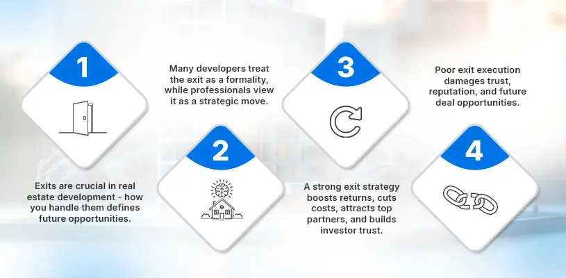 How to Master Real Estate Development Exit Strategy That Multiplies Your Investment 1 You Don't Just Sell a Project — You Sell a Reputation - Real Estate Development Exit Strategy - Ahmad Khalaf