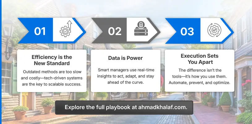 How to Enhance Real Estate Property Management Efficiency for Maximum ROI 16 Conclusion—The Future of Real Estate Property Management is Here - real estate property management efficiency - Ahmad Khalaf