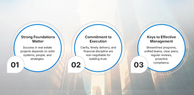 How to Streamline Real Estate Project Management Services for Flawless Execution 14 Conclusion and Key Takeaways - real estate project management - Ahmad Khalaf