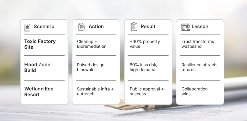 Learning from Environmental Due Diligence Case Studies in Environmental Risk Assessment in Real Estate Development - - Environmental Risk Assessment in Real Estate Development - Ahmad Khalaf