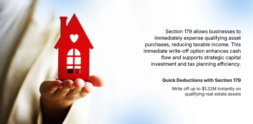 Section 179 Expensing & Immediate Write-Off Options-real estate developer tax strategy-Ahmad Khalaf